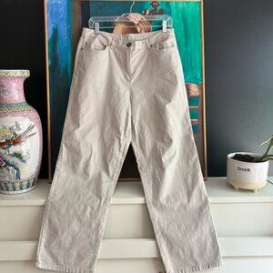 Ruby Rd. Cream Straight Leg Pants 12P